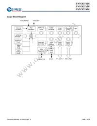 CY7C63722C-XC Datasheet Page 2