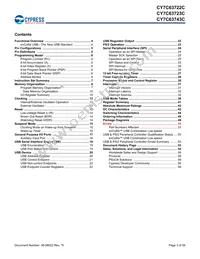 CY7C63722C-XC Datasheet Page 3