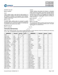 CY7C63722C-XC Datasheet Page 7