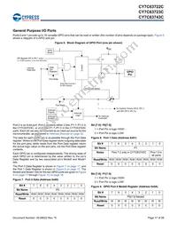 CY7C63722C-XC Datasheet Page 17