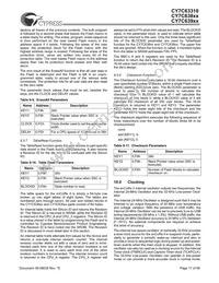 CY7C63923-PVXC Datasheet Page 17