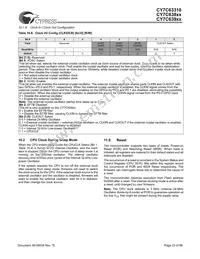 CY7C63923-PVXC Datasheet Page 23