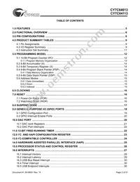CY7C64113-PVC Datasheet Page 2