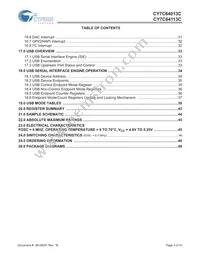 CY7C64113C-PVXC Datasheet Page 3