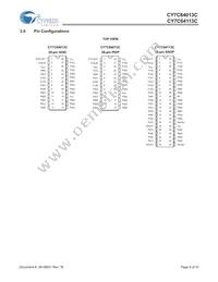 CY7C64113C-PVXC Datasheet Page 9