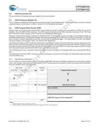 CY7C64113C-PVXC Datasheet Page 15