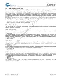 CY7C64113C-PVXC Datasheet Page 16