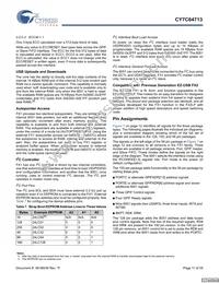 CY7C64713-56LFXC Datasheet Page 11