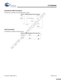 CY7C65640A-LFXCT Datasheet Page 15