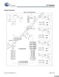 CY7C65640A-LFXCT Datasheet Page 16