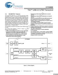 CY7C68000-56LFXCT Datasheet Cover