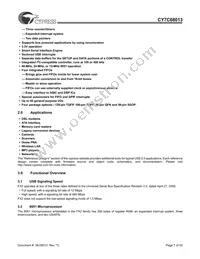 CY7C68013-100AC Datasheet Page 7