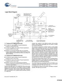 CY7C68015A-56LFXC Datasheet Page 2