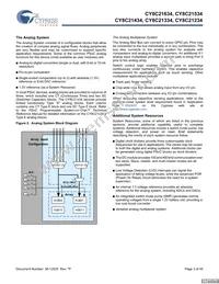 CY8C21434-24LCXIT Datasheet Page 3