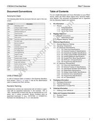 CY8C22213-24SIT Datasheet Page 7