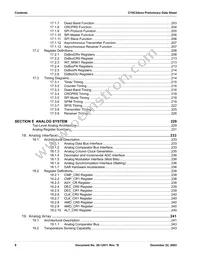 CY8C24423-24PVIT Datasheet Page 8