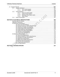 CY8C24423-24PVIT Datasheet Page 11