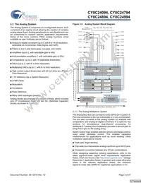 CY8C24994-24LFXI Datasheet Page 3