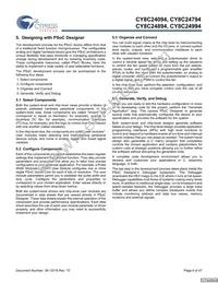 CY8C24994-24LFXI Datasheet Page 6