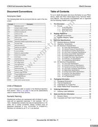 CY8C27243-12PVXET Datasheet Page 7