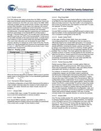 CY8C3665AXI-016T Datasheet Page 16
