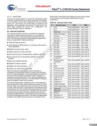 CY8C3866PVI-069 Datasheet Page 17