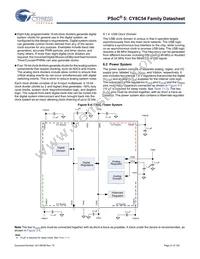 CY8C5466AXI-064 Datasheet Page 21