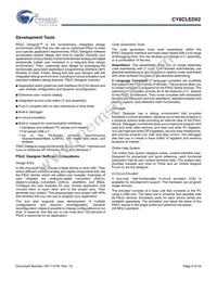 CY8CLED02-8SXIT Datasheet Page 6