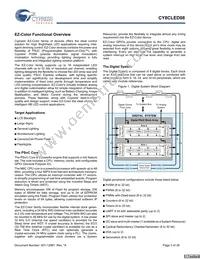 CY8CLED08-28PVXIT Datasheet Page 3