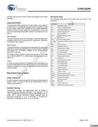 CY8CLED08-28PVXIT Datasheet Page 7