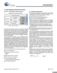 CY8CLED16P01-48LTXIT Datasheet Page 7