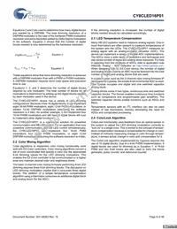 CY8CLED16P01-48LTXIT Datasheet Page 8
