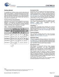CY8CTMG110-32LTXIT Datasheet Page 4