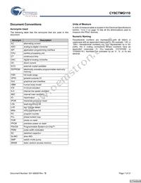 CY8CTMG110-32LTXIT Datasheet Page 7