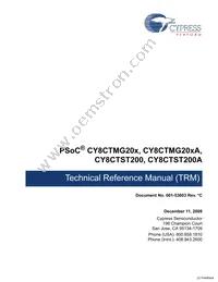 CY8CTST200A-32LQXI Datasheet Cover