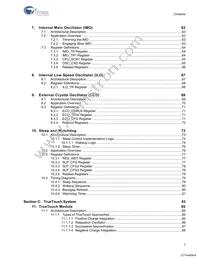 CY8CTST200A-32LQXI Datasheet Page 7