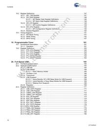 CY8CTST200A-32LQXI Datasheet Page 10