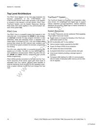 CY8CTST200A-32LQXI Datasheet Page 14