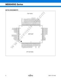 CY90F497GPFM-G-FLE1 Datasheet Page 7