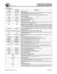 CYD04S18V-167BBC Datasheet Page 4