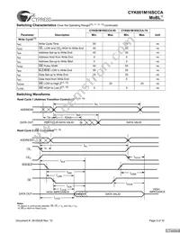 CYK001M16SCAU-70BAXI Datasheet Page 5