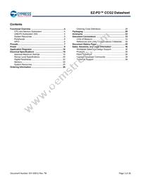CYPD2125-24LQXI Datasheet Page 3