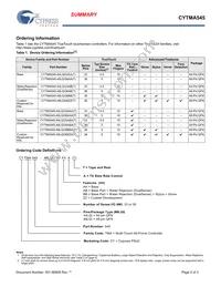 CYTMA545-48LQI36ZZAT Datasheet Page 2