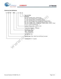 CYTMA568-70BUI58APT Datasheet Page 3