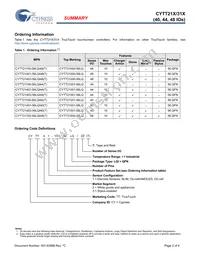 CYTT21403-56LQI44T Datasheet Page 2