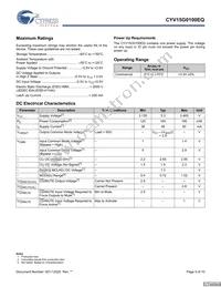 CYV15G0100EQ-SXC Datasheet Page 5