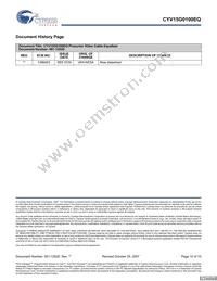 CYV15G0100EQ-SXC Datasheet Page 10