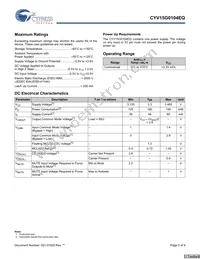 CYV15G0104EQ-LXC Datasheet Page 5