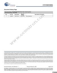 CYV15G0104EQ-LXC Datasheet Page 9