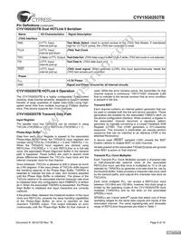 CYV15G0203TB-BGC Datasheet Page 8